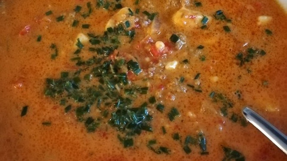 Pikante Paprika-Käsesuppe von Sivi