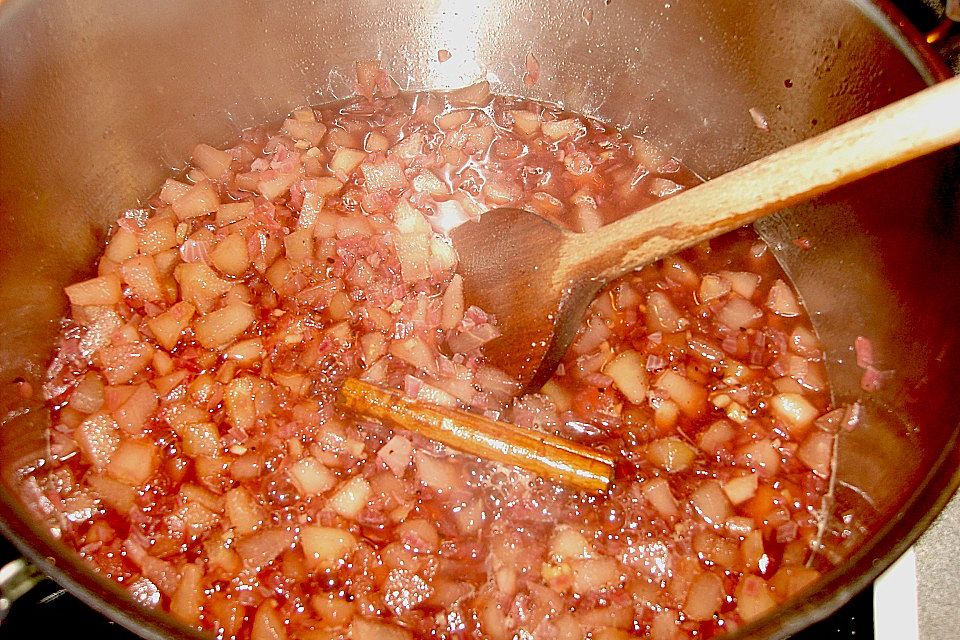 Birnen - Rotwein - Chutney