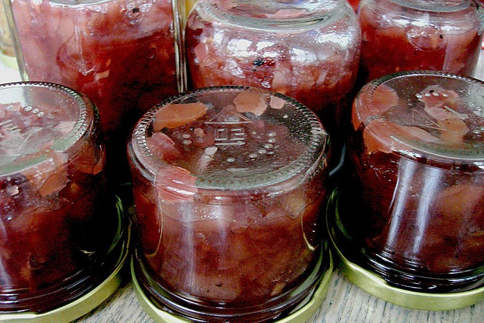 Birnen - Rotwein - Chutney