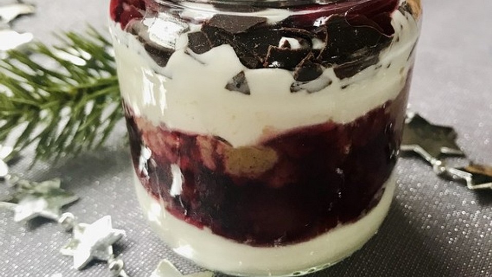 Weihnachtliches Lebkuchen - Schicht - Dessert von Maire