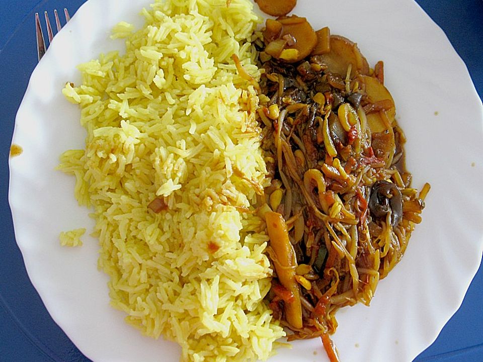 Curry - Reis mit scharfer China - Sauce von Exuna| Chefkoch