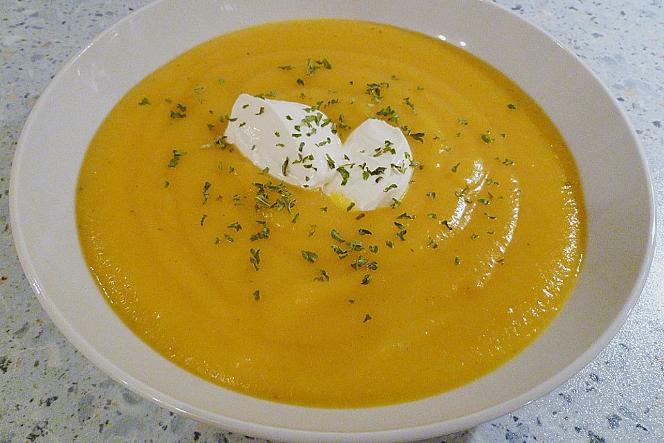 Karotten - Kartoffel - Cremesuppe