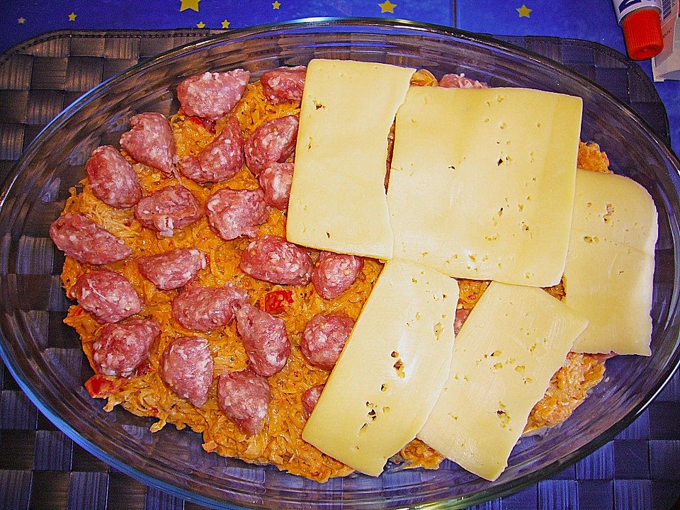 Bratwurst Sauerkraut Auflauf Chefkoch