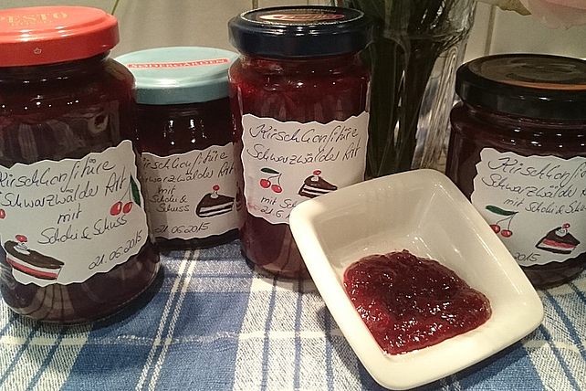 Kirsch - Schokoladen - Marmelade von Danimausi| Chefkoch