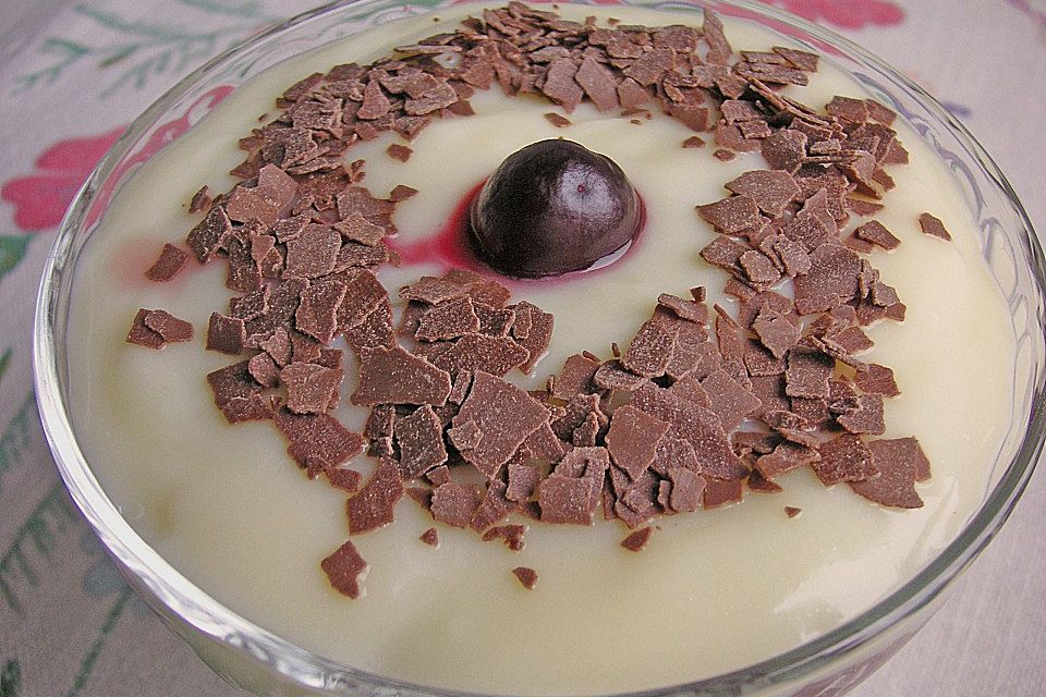 Schwarzwälderkirschpudding