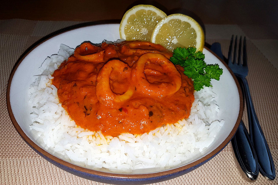 Tintenfischcurry Cari Zourite