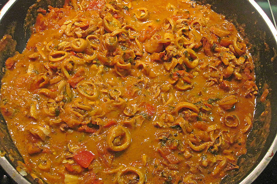 Tintenfischcurry Cari Zourite