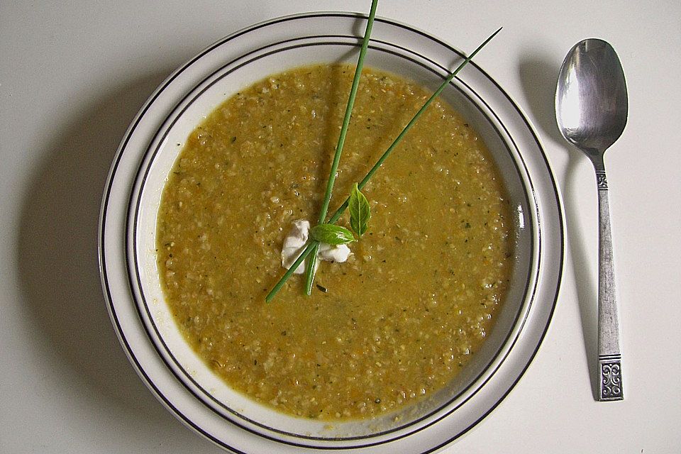 Grünkern - Gemüse - Suppe