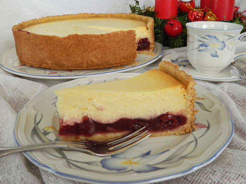 Käse - Kirsch - Torte von yashi| Chefkoch Käse - Kirsch - Torte von yashi| Chefkoch