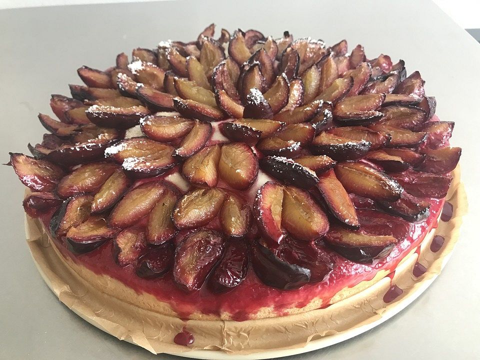 Pflaumenkuchen Mit Hefeteig A La Schwiegervater Von Maja72 Chefkoch