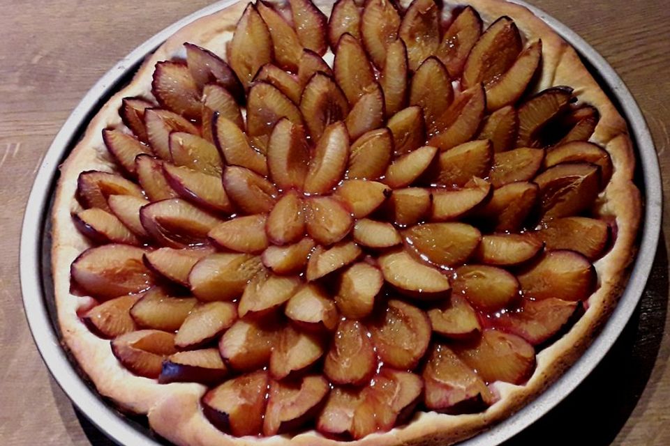 Pflaumenkuchen mit Hefeteig a la Schwiegervater