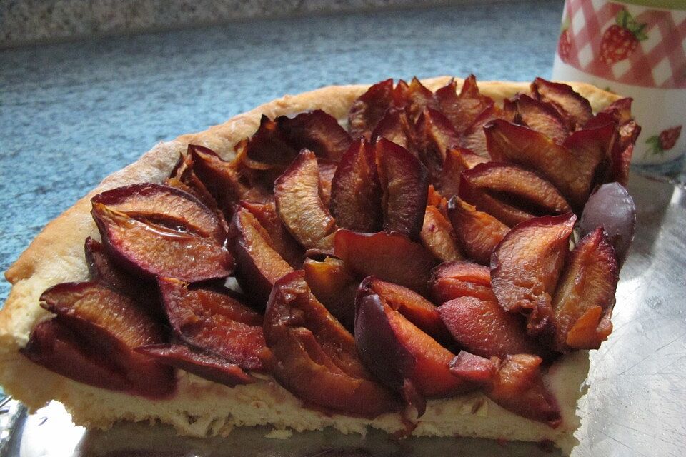 Pflaumenkuchen mit Hefeteig a la Schwiegervater