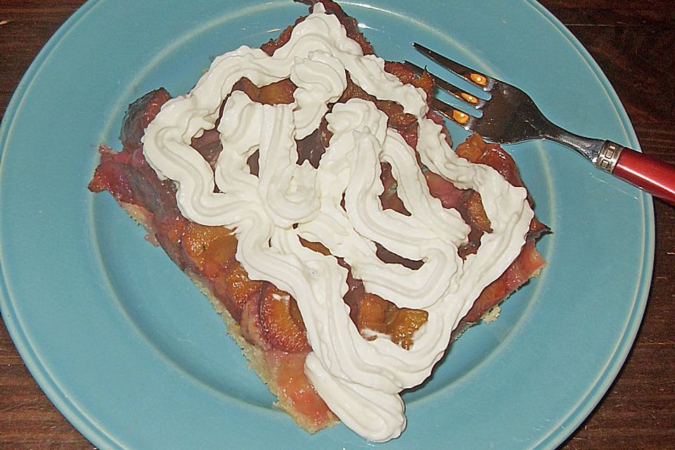 Pflaumenkuchen mit Hefeteig a la Schwiegervater