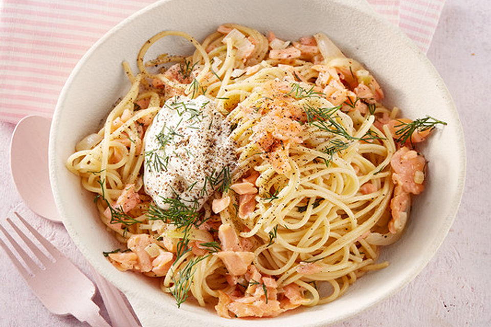 15-Minuten-Lachs-Spaghetti