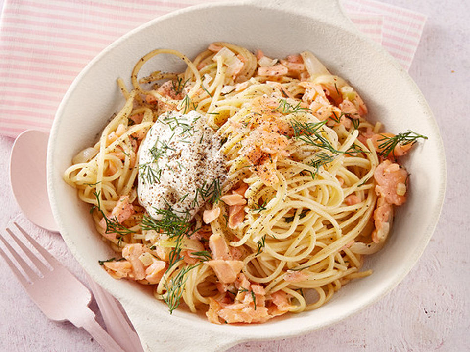 15-Minuten-Lachs-Spaghetti