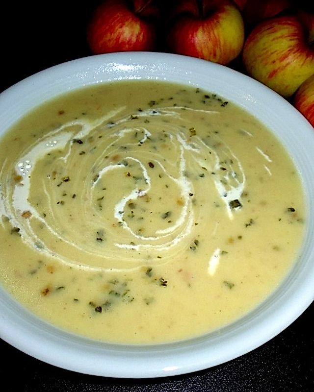 Kartoffel - Apfel - Suppe
