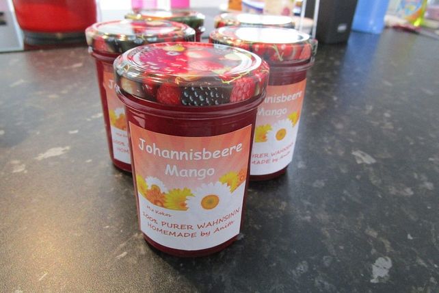 Johannisbeer - Mango - Konfitüre mit Kokoslikör von Chrissy1982| Chefkoch