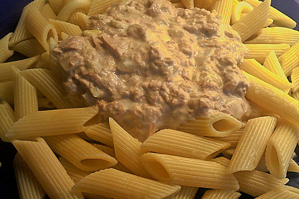 Spaghetti mit Zitronen - Thunfisch Sauce