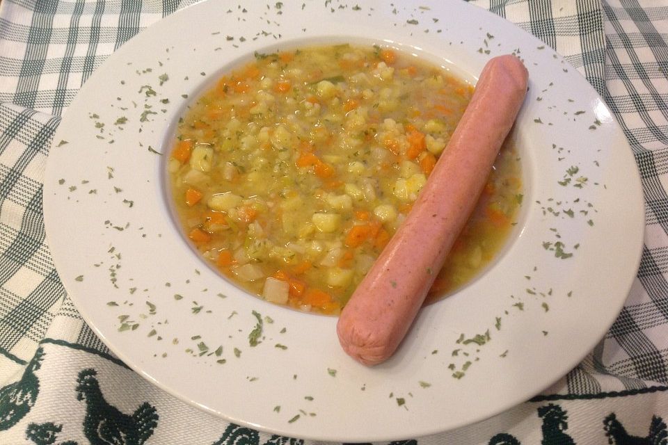 Leckere Gemüsesuppe nach Art von Opa Alois