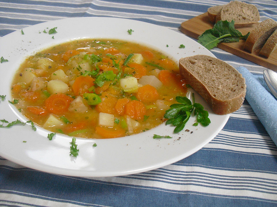 Leckere Gemusesuppe Nach Art Von Opa Alois Von Zwergenmuomi Chefkoch