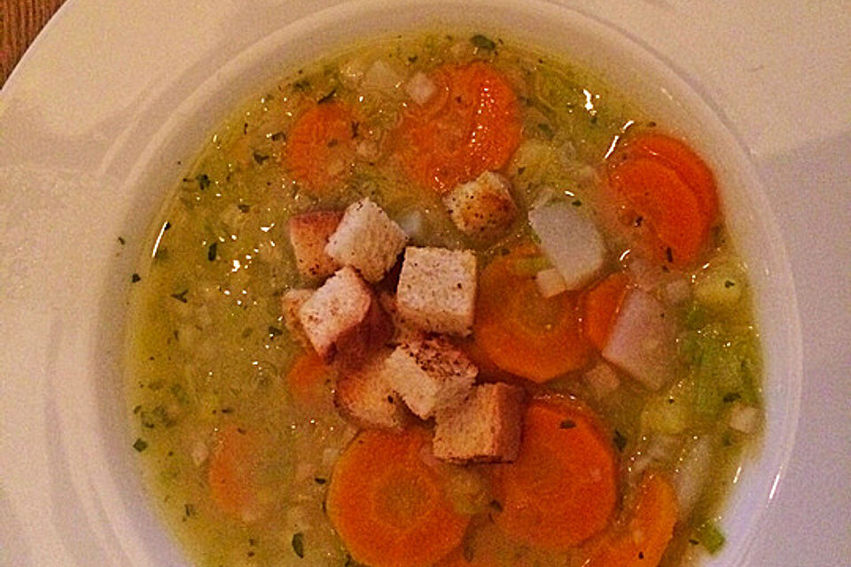 Leckere Gemüsesuppe nach Art von Opa Alois