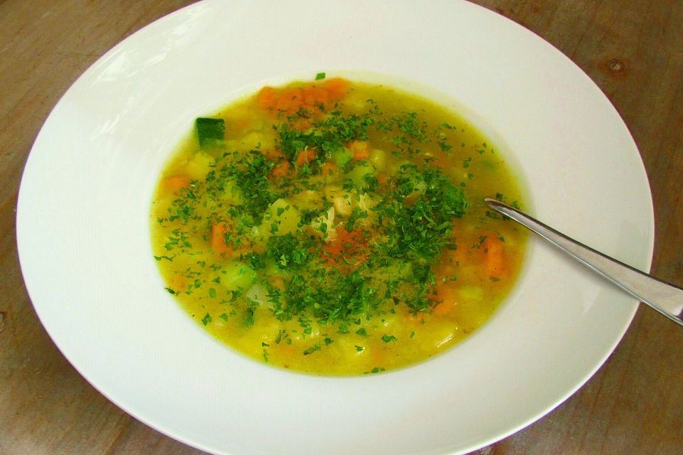 Leckere Gemüsesuppe nach Art von Opa Alois