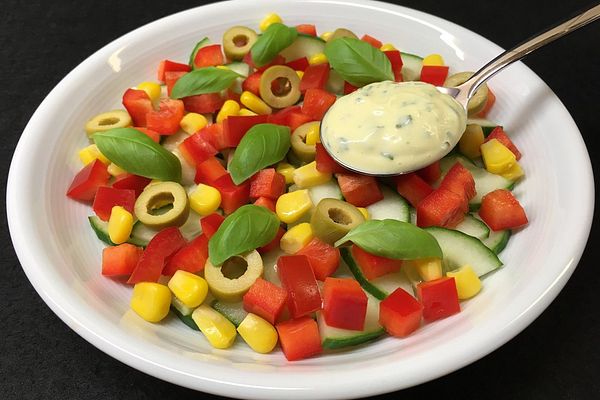 Cremige Salatsauce von amie-mi | Chefkoch