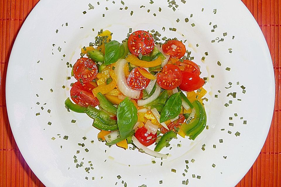 Tomaten - Paprika - Salat