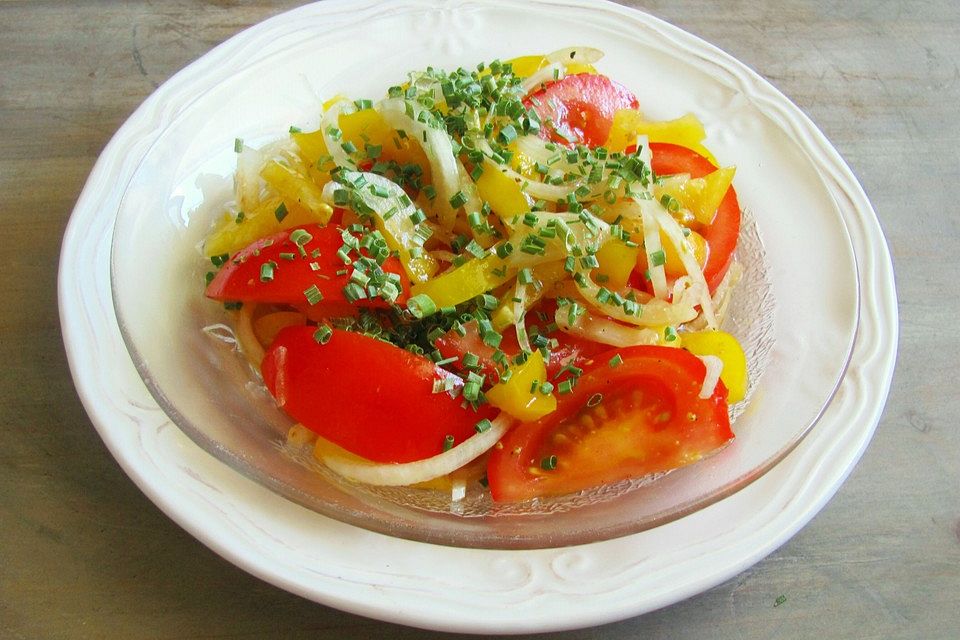 Tomaten - Paprika - Salat