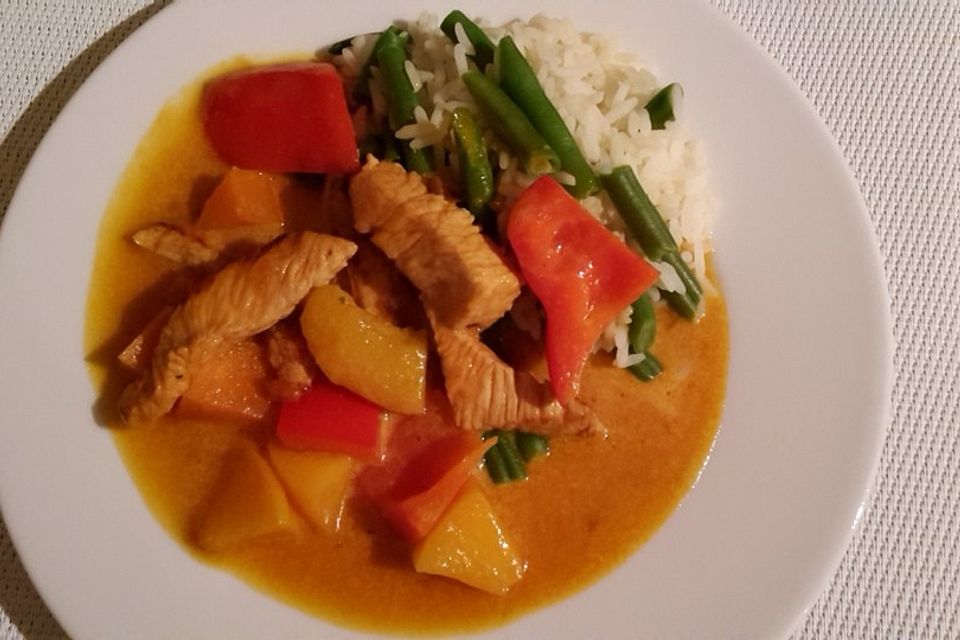 Hähnchencurry mit Süßkartoffeln