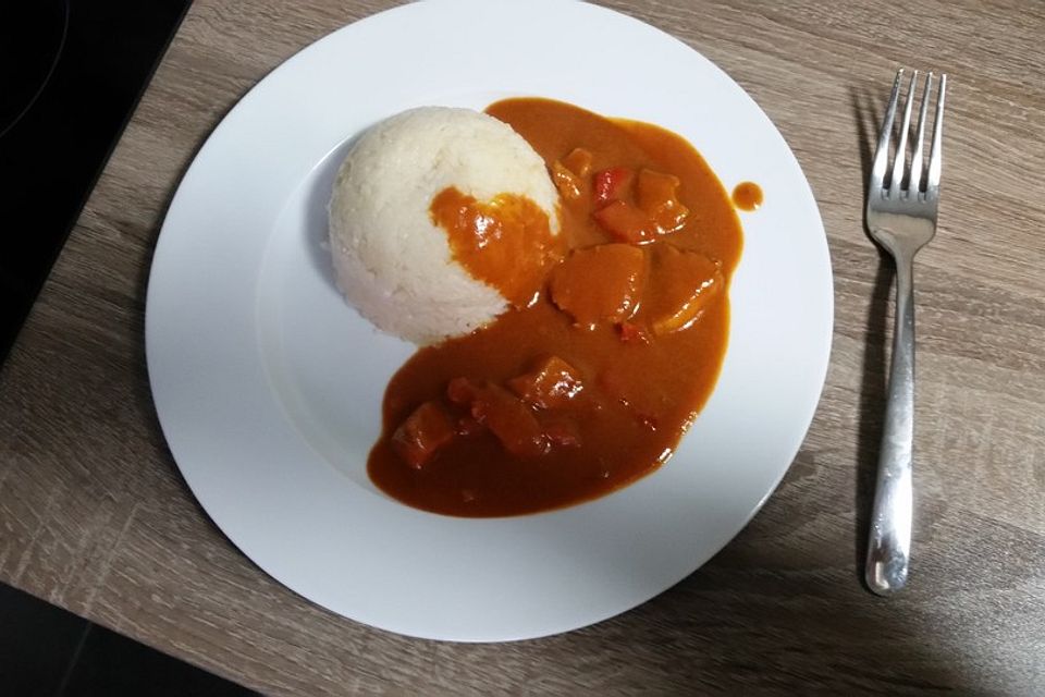 Hähnchencurry mit Süßkartoffeln