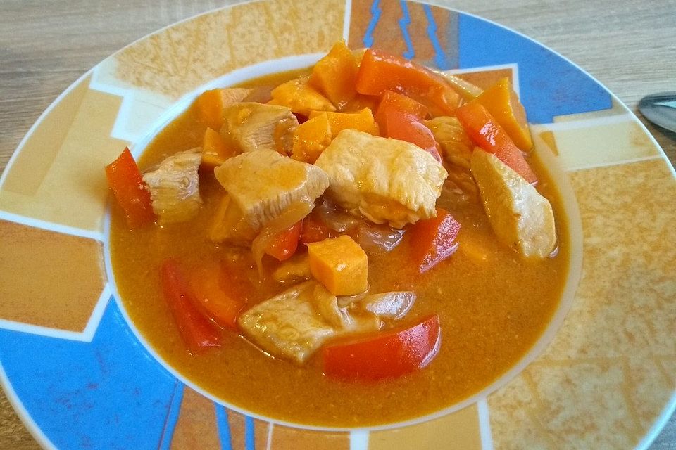 Hähnchencurry mit Süßkartoffeln