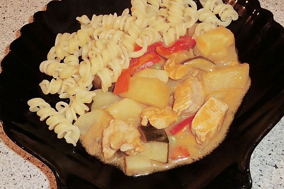 Hähnchencurry mit Süßkartoffeln