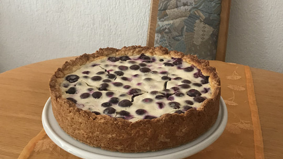 Heidelbeerkuchen mit saure Sahne-Guss von Dyani