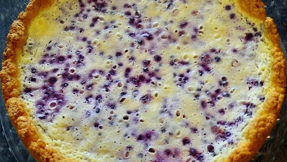 Heidelbeerkuchen mit saure Sahne-Guss von Dyani Heidelbeerkuchen mit saure Sahne-Guss von Dyani