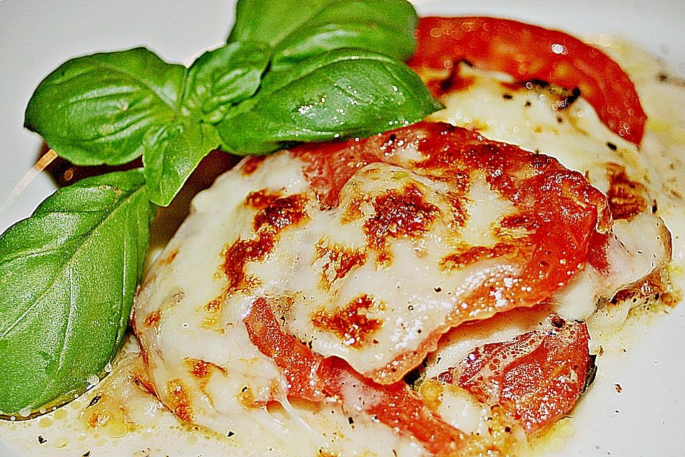 Tomaten - Mozzarella - Gratin