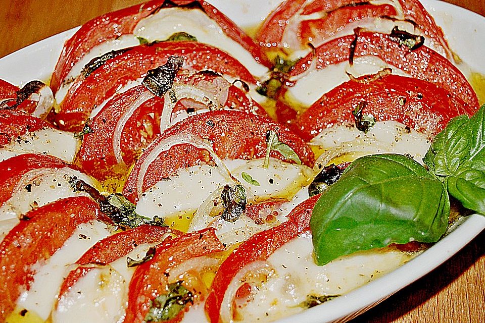 Tomaten - Mozzarella - Gratin