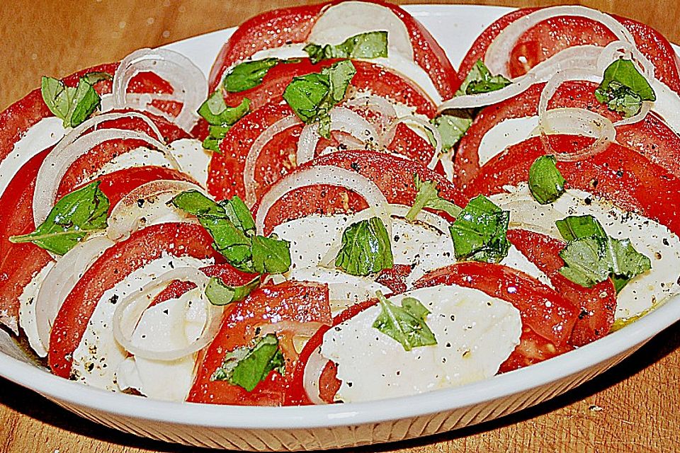 Tomaten - Mozzarella - Gratin