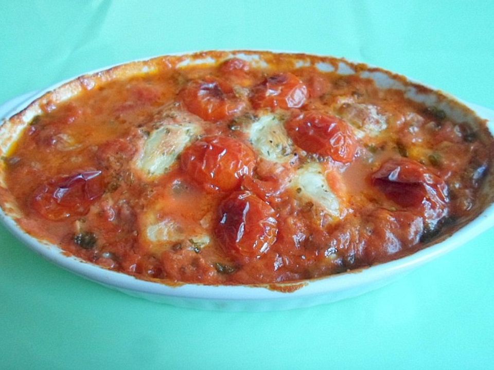Tomaten - Schnitzel - Auflauf von Deliziosa| Chefkoch