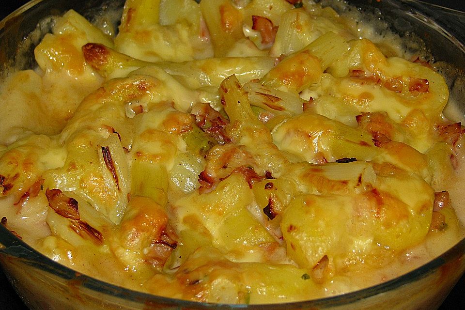 Spargel - Kartoffel - Gratin