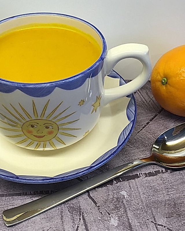 Kürbis - Orangen - Suppe