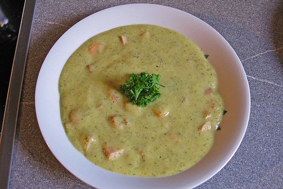 Zucchinicremesuppe