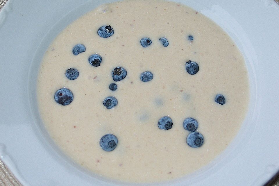 Blaubeer - Bananen - Suppe