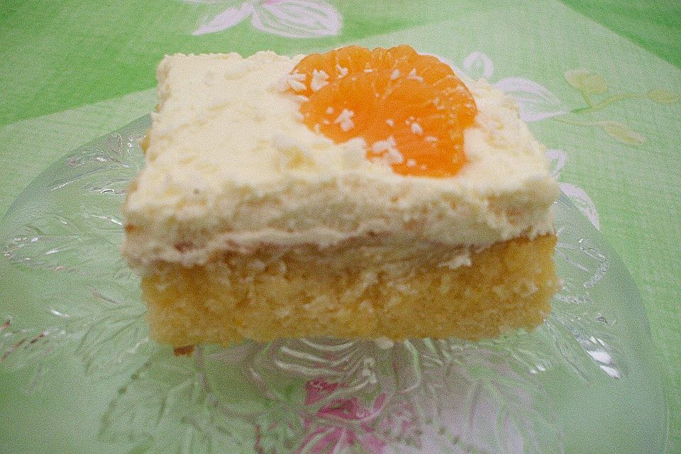 Orangencremetorte