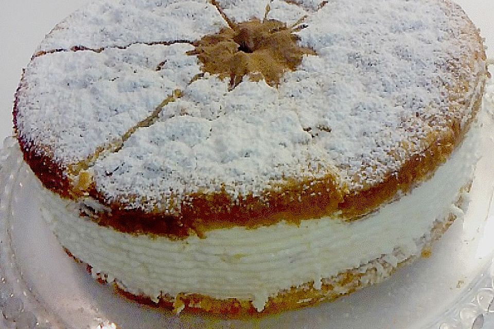 Mandarinen - Joghurt - Sahne - Torte