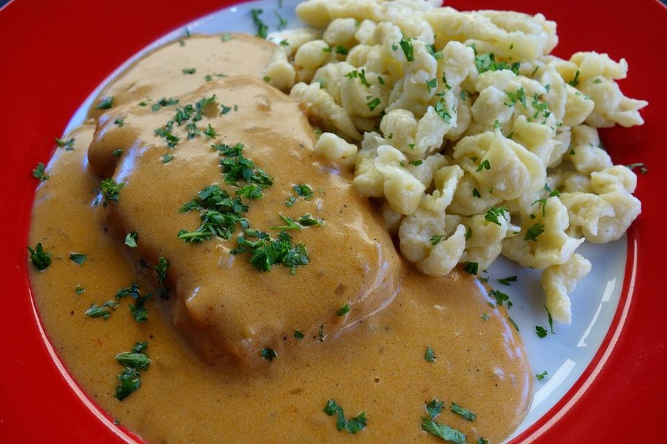 Schwäbische Rahmschnitzel