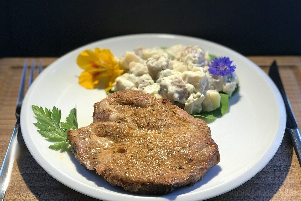 Marinierte Nackensteaks spezial Marinierte Nackensteaks spezial