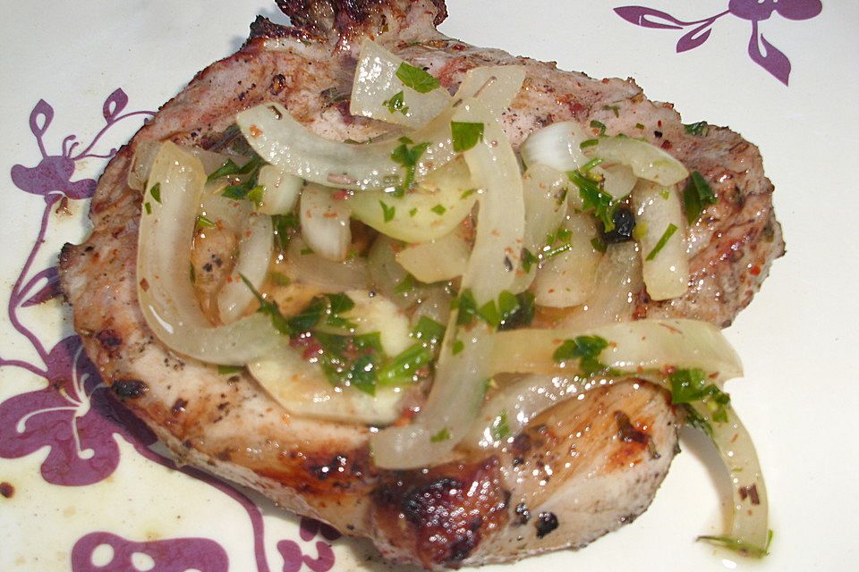 Marinierte Nackensteaks spezial Marinierte Nackensteaks spezial