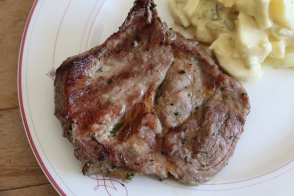 Marinierte Nackensteaks spezial Marinierte Nackensteaks spezial
