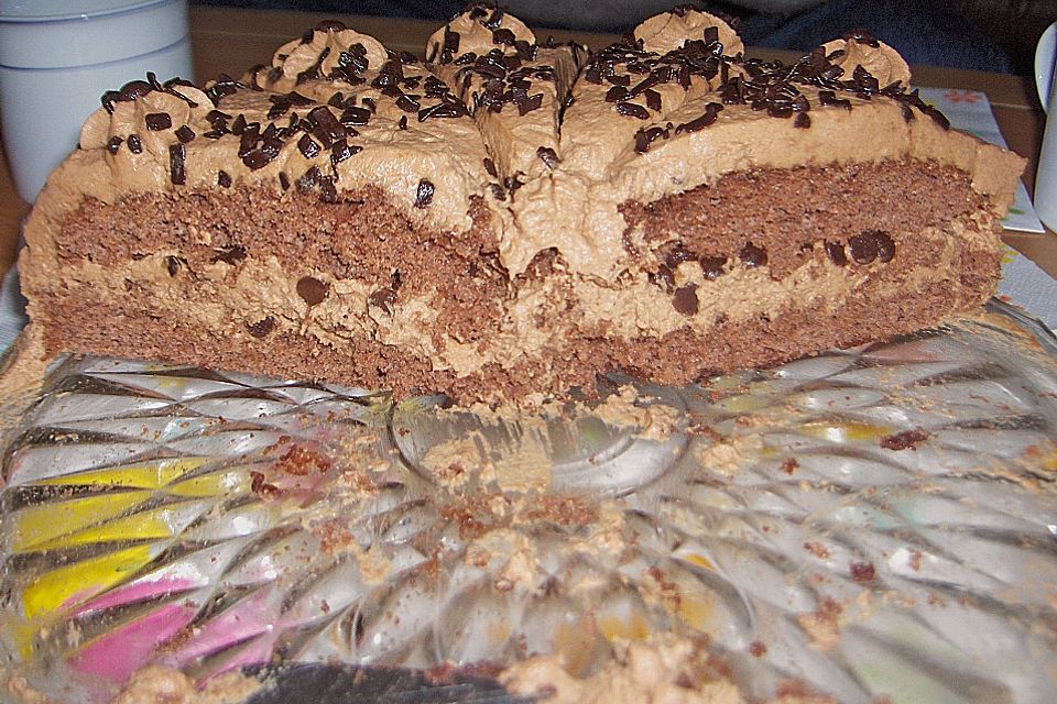 Schokoladen - Sahne - Torte